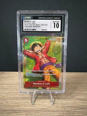 Bandai - 1 Graded card - One Piece - Monkey D. Luffy, Nieuw