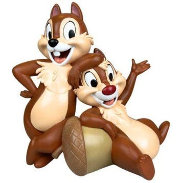 Disney Home 3D Statue – Chip n Dale / Knabbel en Babbel, Verzamelen, Ophalen of Verzenden, Overige figuren, Nieuw, Beeldje of Figuurtje