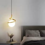 Nordic Glazen Hanglamp LED – 3 Lichtkleuren, Verzenden, Nieuw