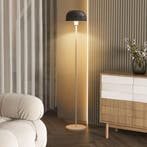 2dekans | Coast Vloerlamp 146 cm Grijs-Wit met Kap en, Huis en Inrichting, Lampen | Vloerlampen, Ophalen of Verzenden, Zo goed als nieuw
