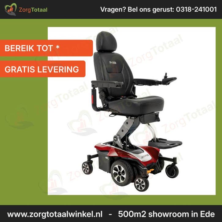 Elektrische rolstoel - Pride Jazzy Air 2 - Mid-wheel aandr.., Diversen, Rolstoelen, Elektrische rolstoel, Nieuw, Ophalen of Verzenden