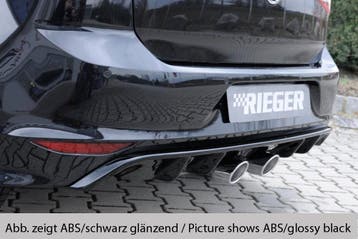 Rieger diffuser | geschikt voor VW Golf 7 VII R-Line 2013-20, Auto-onderdelen, Carrosserie en Plaatwerk, Verzenden, Nieuw, Volkswagen
