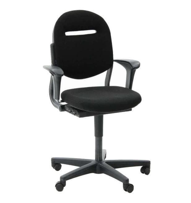 Ahrend 220 Refurbished Bureaustoel, Huis en Inrichting, Bureaustoelen, Bureaustoel, Zwart, Gebruikt, Ophalen of Verzenden
