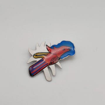 Zonder minimumprijs - Broche Zilver - Corneille 2002