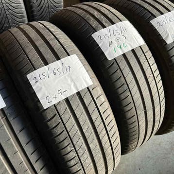 2 x Michelin Primacy 3 215-65-17 Zomerbanden 5mm, 17 inch, Ophalen of Verzenden, Band(en), Personenwagen
