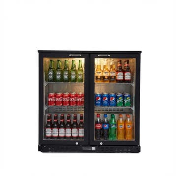 HCB Barkoeling - glazen klapdeuren - 218 liter - 90 cm -, Verzenden, Nieuw in verpakking