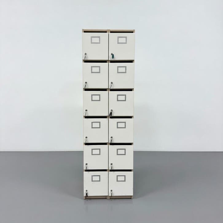 12-deurs Vepa lockers - 199x60x45 cm, Huis en Inrichting, Kasten | Lockerkasten, Ophalen of Verzenden