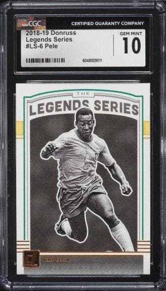 2018 Panini Donruss Pelé #LS-6 - CGC 10 - 1 Graded card, Nieuw