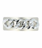 Haarspeld Patentspeld 9cm - Recht – Ketting Vorm – Zilver, Nieuw