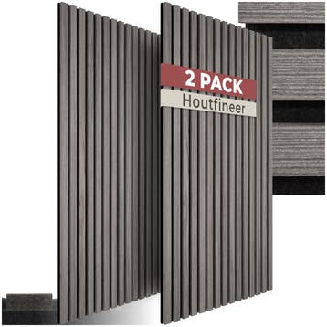 Akoestische panelen Sonic Wall II houtlook - lichtgrijze eik, Verzenden, Nieuw