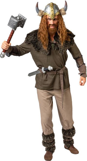 Viking Kostuum Deluxe Man, Kleding | Heren, Carnavalskleding en Feestkleding, Ophalen of Verzenden, Nieuw