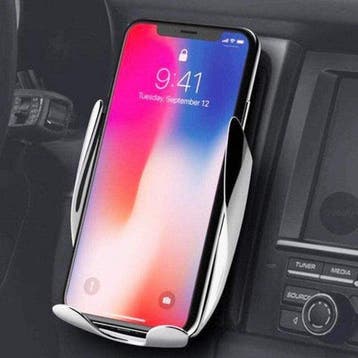 Telefoonhouder auto – Draadloos opladen Qi – Automatische, Ophalen of Verzenden, Nieuw