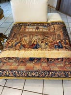 San Leucio exclusieve damastzijden plaid - Ultima Cena -, Antiek en Kunst