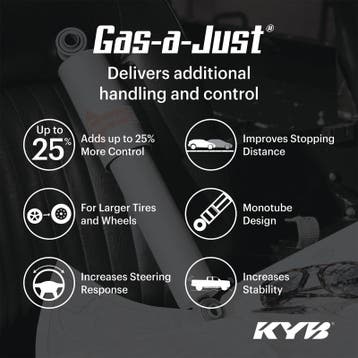 KYB Shocks & Struts Gas-A-Just Front DODGE Dakota 1997-04, Ophalen of Verzenden, Nieuw