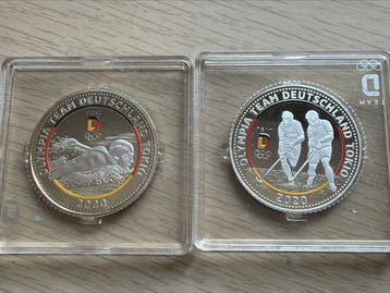 Duitsland. Silver medal Olympia Team Schwimmen und Hockey 2