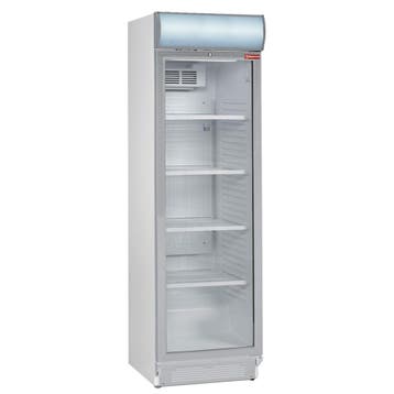 Geventileerde positieve T° vitrine 380 lit., met lichtbak, Verzenden, Nieuw in verpakking, Koelen en Vriezen