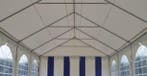 Professionele Partytent PVC 4x8x2,2 mtr in Wit-Grijs, Tuin en Terras, Verzenden, Nieuw, 2 meter of meer, Partytent