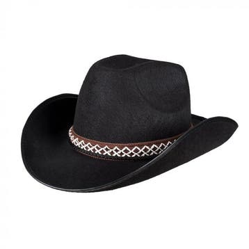 Zwarte Cowboyhoed Cooper Kind, Ophalen of Verzenden, Nieuw