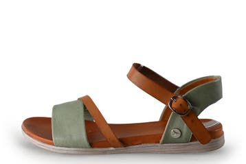 Mustang Sandalen in maat 39 Groen, Kleding | Dames, Verzenden, Sandalen of Muiltjes, Zo goed als nieuw, Mustang