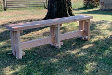 Rockwood® Krukbank Douglas Giant 6,5cm dik 1.50m Gratis,, Ophalen of Verzenden, Nieuw, Rechthoekig, Hout