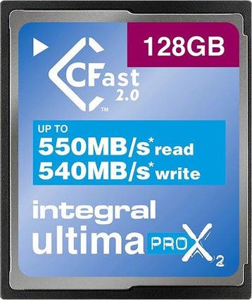 CFast UltimaPro X2 128GB 550 MB/sec, Ophalen of Verzenden, Nieuw