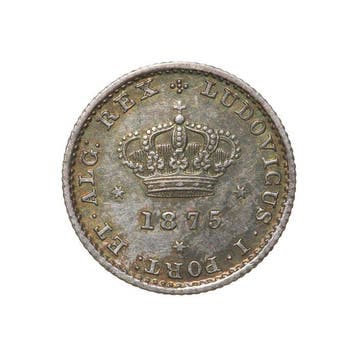 Portugal. D. Luís I (1861-1889). 50 Reis 1875 - Rara (Zonder