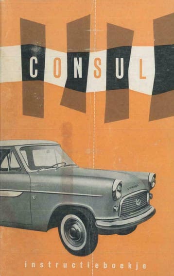 1959 Ford Consul 1700 Instructieboekje Nederlands, Auto diversen, Verzenden
