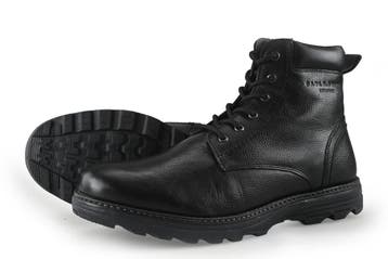 Tommy Hilfiger Veterboots in maat 43 Zwart, Verzenden, Zwart, Zo goed als nieuw, Boots