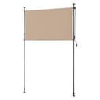 [pro.tec] Rolgordijn voor buiten Cimarra 200x270 cm zandkleu, Verzenden, Nieuw