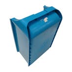 Magazijnbak, 500x200x310 mm, levensmiddelgeschikt, blauw pp,, Ophalen of Verzenden