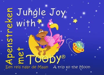 Een reis naar de maan - A trip to the moon / Apenstreken met, Verzenden, Zo goed als nieuw, Willemijn Jussen