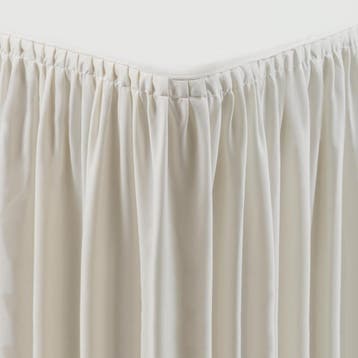 Tafelkleed met rok crème - plissé, Verzenden, Nieuw