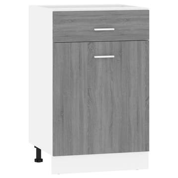 Onderkast met lade 50cm | Tweedekansje | OP=OP, Zo goed als nieuw, Minder dan 100 cm, Grijs, 25 tot 50 cm