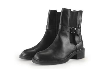 Manfield Chelsea boots in maat 38 Zwart, Verzenden, Zwart, Overige typen, Zo goed als nieuw
