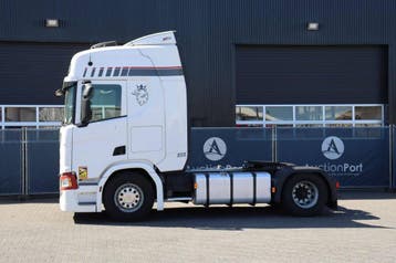 Veiling: Chassis Cabine Scania R410 Diesel 411PK 2019, Automaat, Scania, Wit, Diesel
