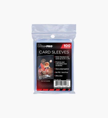 ultra pro soft card sleeves 100 stuks — 1 pakje, Ophalen of Verzenden, Nieuw, Losse kaart, Foil