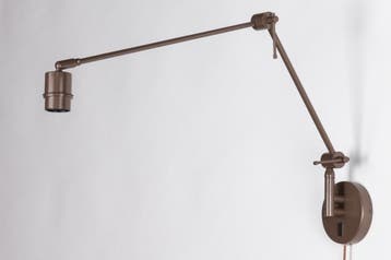 Rietveld Wandlampen - Bruin - Metaal, Huis en Inrichting, Lampen | Hanglampen, Verzenden, Nieuw