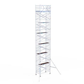 Rolsteiger Original 135x250 14,2m werkhoogte tegen de gevel, Verzenden, Nieuw, Rolsteiger of Kamersteiger, 2 tot 5 meter