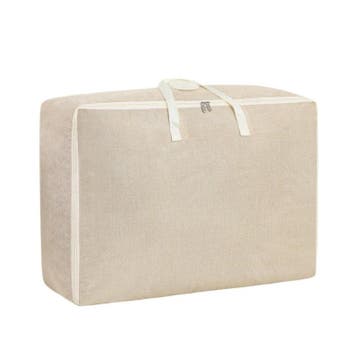 Opbergzak XXL Dekbed - Beige - 70 x 50 x 30 cm - Opbergtas, Verzenden, Nieuw