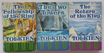 J.R.R. Tolkien - The Lord of the Rings 1975 Unwin books -