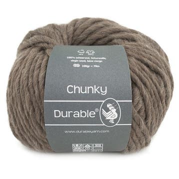 Durable Chunky - 2229 chocolate - 100% Scheerwol, Ophalen of Verzenden, Nieuw