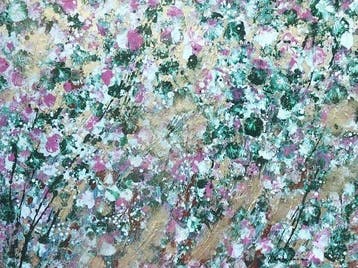 Myriam Carbonnier - Tableau Lorée du jardin