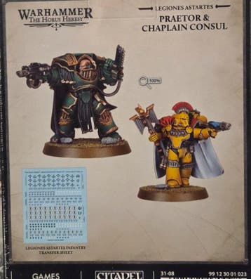 Warhammer The Horus Heresy Praetor and Chaplain Consul, Ophalen of Verzenden, Nieuw
