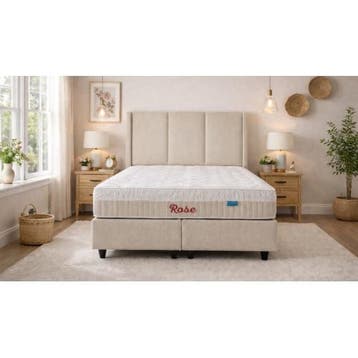 Rose Deluxe Luxe Opberg Boxspring. Tijdloze elegantie en, Ophalen of Verzenden, Nieuw, Tweepersoons
