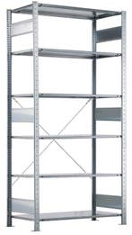 Meta clip legbordstelling 250x130x60cm, gebruikt -, Zakelijke goederen, Kantoor en Winkelinrichting | Magazijn, Stelling en Opslag
