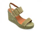 Geox Sandalen - kaki, D35GVB, suède - mt 38, Verzenden, Nieuw