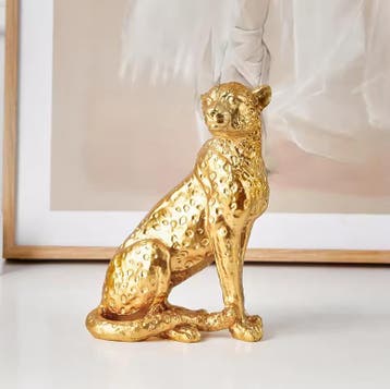 Gouden Luipaard Sculptuur | Luxe Decoratie voor Interieur, Verzenden, Nieuw