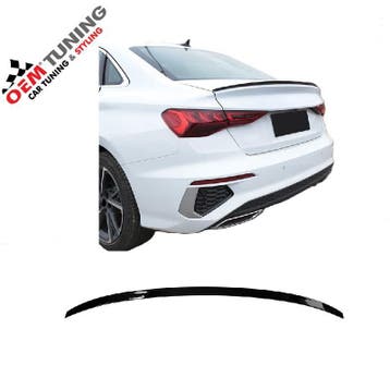 Kofferbak Spoiler geschikt voor A3 | S-Style | Sedan | 20-24, Nieuw, Achter, Bumper, Audi