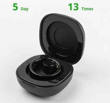 Smart Ring met Oplaadetui en Gezondheidsmonitoring, Verzenden, Nieuw