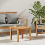 vidaXL Salontafel Bruin 45 x 45 x 36 cm Massief Teakhout, Tuin en Terras, Tuintafels, Verzenden, Nieuw